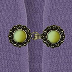 Vest clip bronze&light olive
