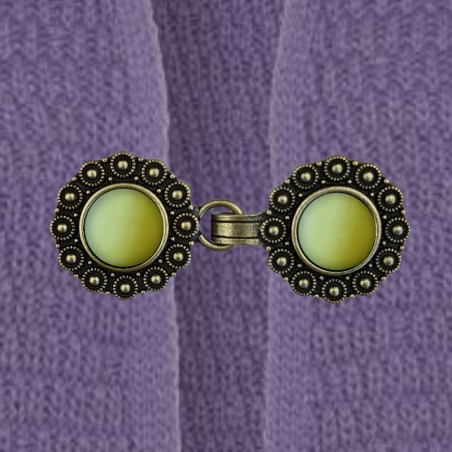 Vest clip bronze&light olive