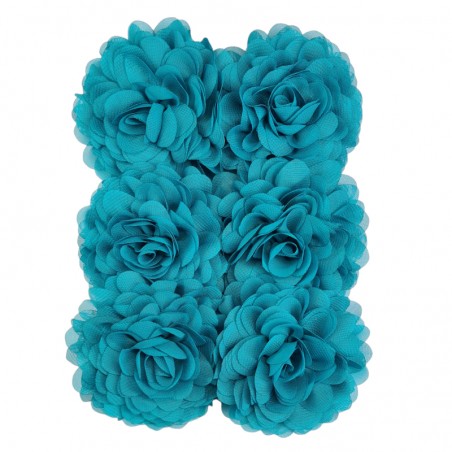 Chiffon turqois 6x