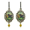Valley earrings bronze