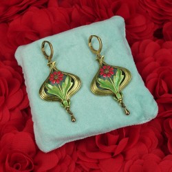 Arabella red Earrings