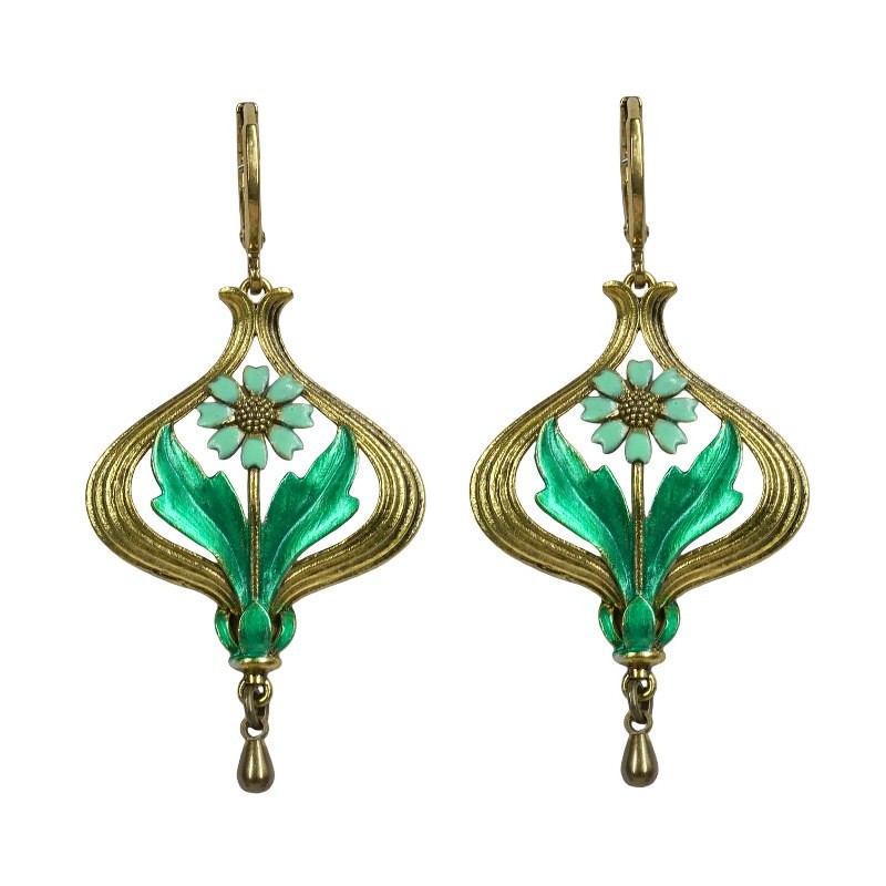 Arabella aqua Earrings