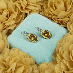 Alba earrings yellow