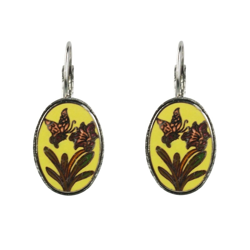 Alba earrings yellow