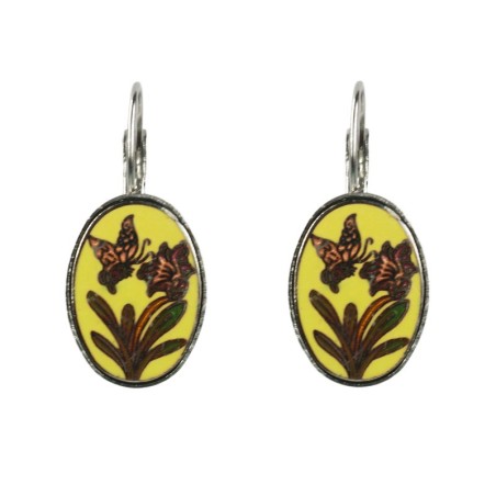 Alba earrings yellow