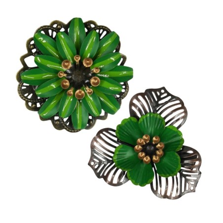 Tiki set green
