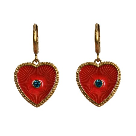 Je m'aime earrings bloodorange