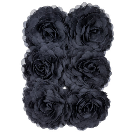 Chiffon black  6x