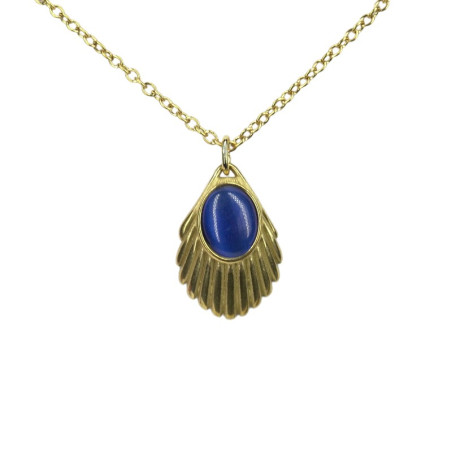 Venus lapis chain gold