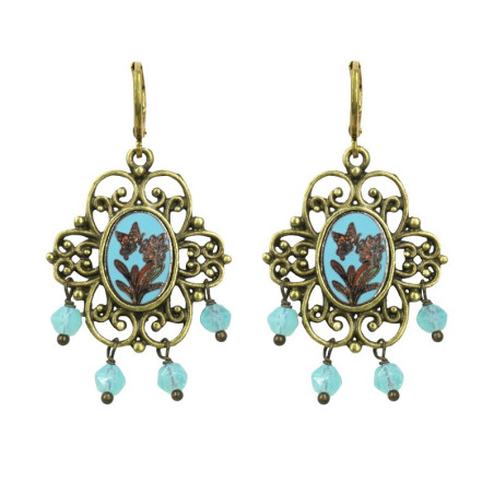 Alba chandeliers skyblue