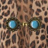 Vest clip gold/aqua