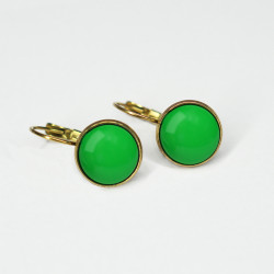 Dots Solid bright green gp