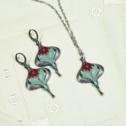 Arabella red Earrings sp