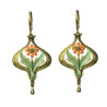Arabella orange Earrings