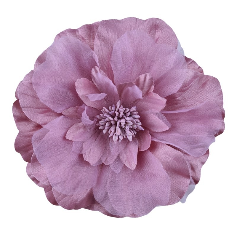 XL chiffon Stoffblume Parfait Pink