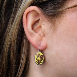 Alba earrings yellow