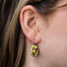 Alba earrings yellow