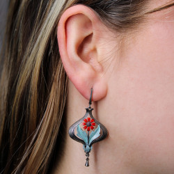 Arabella red Earrings sp