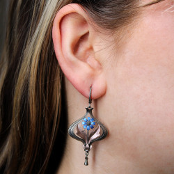 Arabella blue Earrings sp