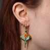 Arabella orange Earrings