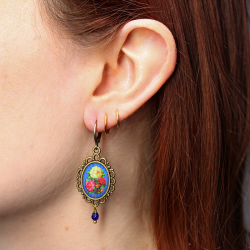 Folklorique earrings bronze