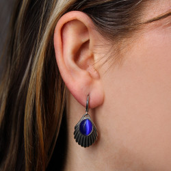 Venus lapis earrings silver