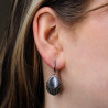 Venus dove earrings silver