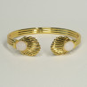 Venus Bangle opal white gp