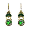 Alice green vintage glass