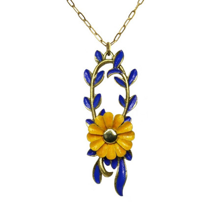 Prosper Cobalt/Yellow chain