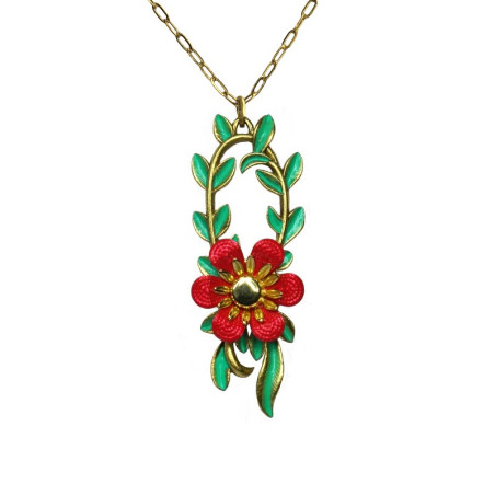 Prosper Seagreen/Red chain