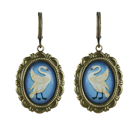 Swans Earrings