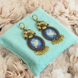 Swanlake earrings