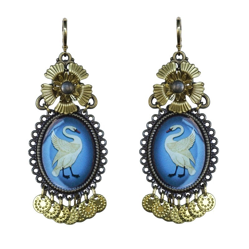 Swanlake earrings
