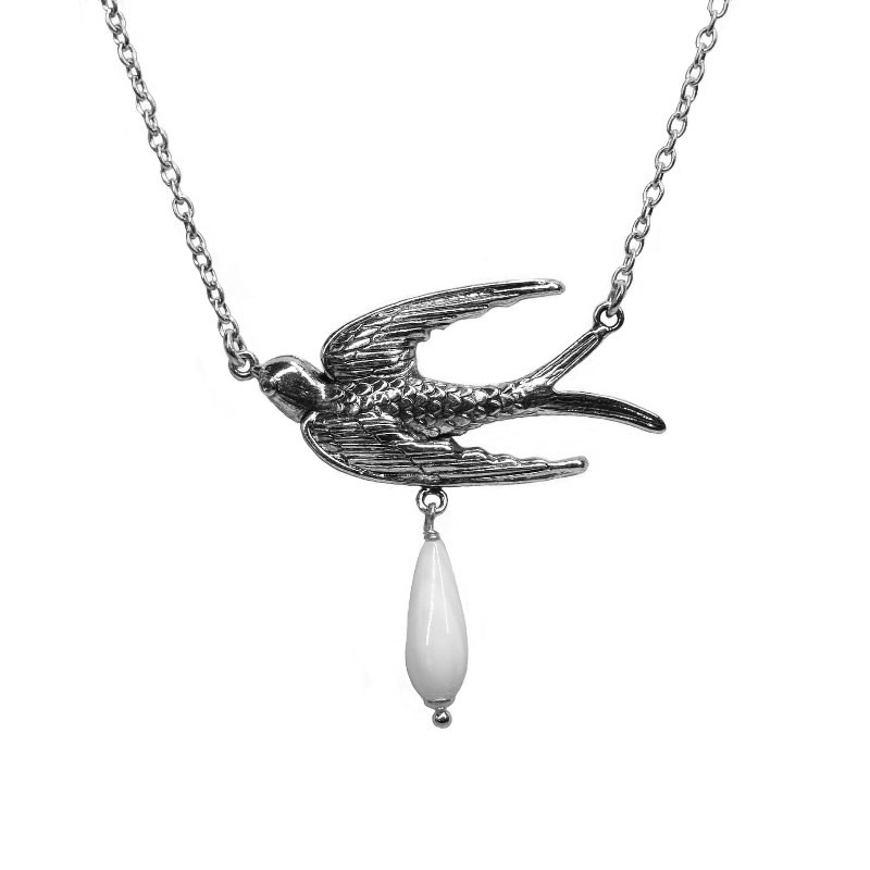 Bird Necklace Ivory sp