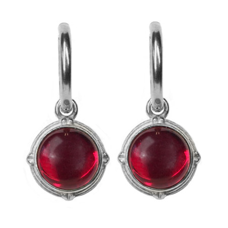 Saga Ruby earrings