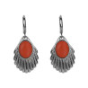 Venus Bloodcoral earrings silver
