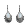 Venus Opal White earrings silver