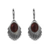 Venus Tawny Red earrings silver