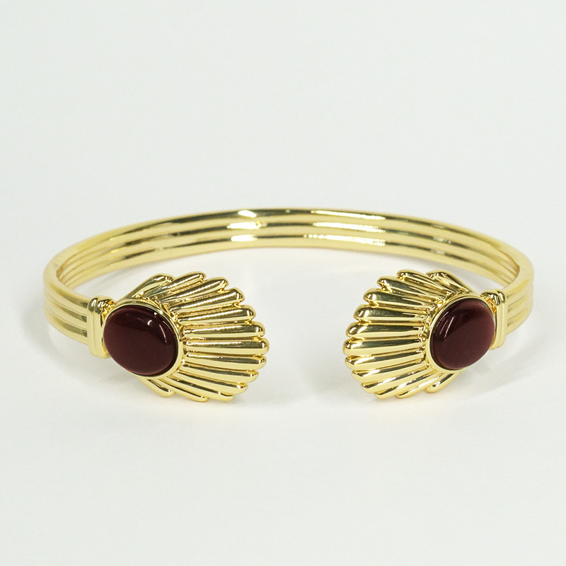 Venus Bangle Tawny Red gp