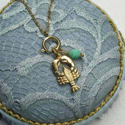 Lobster Charm Necklace