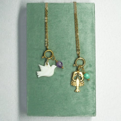 Lobster Charm Necklace