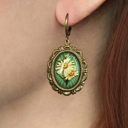 Chamomile earrings