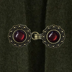 Vestclip bronze & maroon