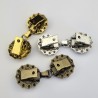 Vest clip gold & moss