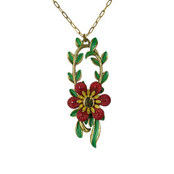 Prosper Green & Dark Red Chain