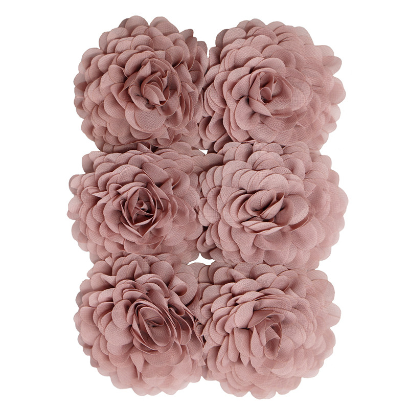 Chiffon Dusty Pink  6x