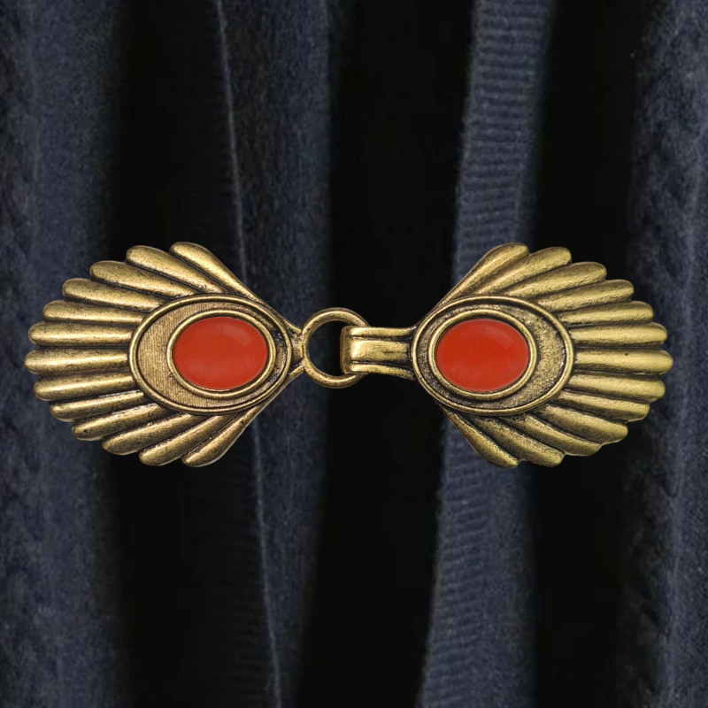 Vest clip bloodcoral old gold