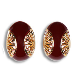 Garbo Maroon Gold