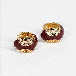 Garbo Maroon Gold